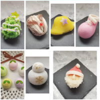 和菓子でクリスマス