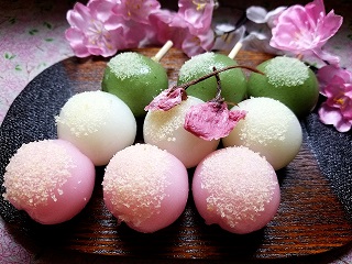 お花見だんご