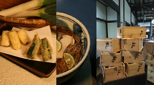 シルク蕎麦が美味しい