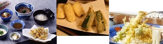かき揚げとろろシルク蕎麦
