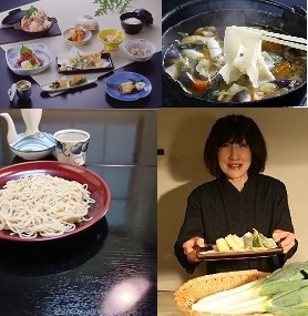 22:39「遠くへ行きたい」まゆうどん＋下仁田ねぎ天好評