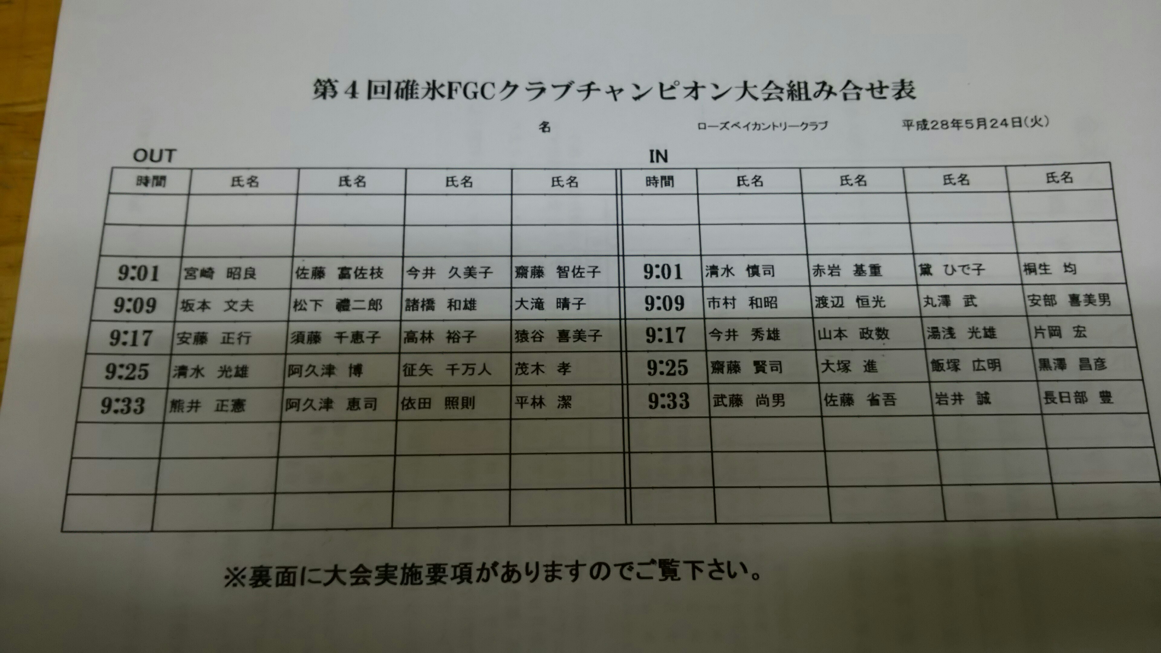 ５月１５日