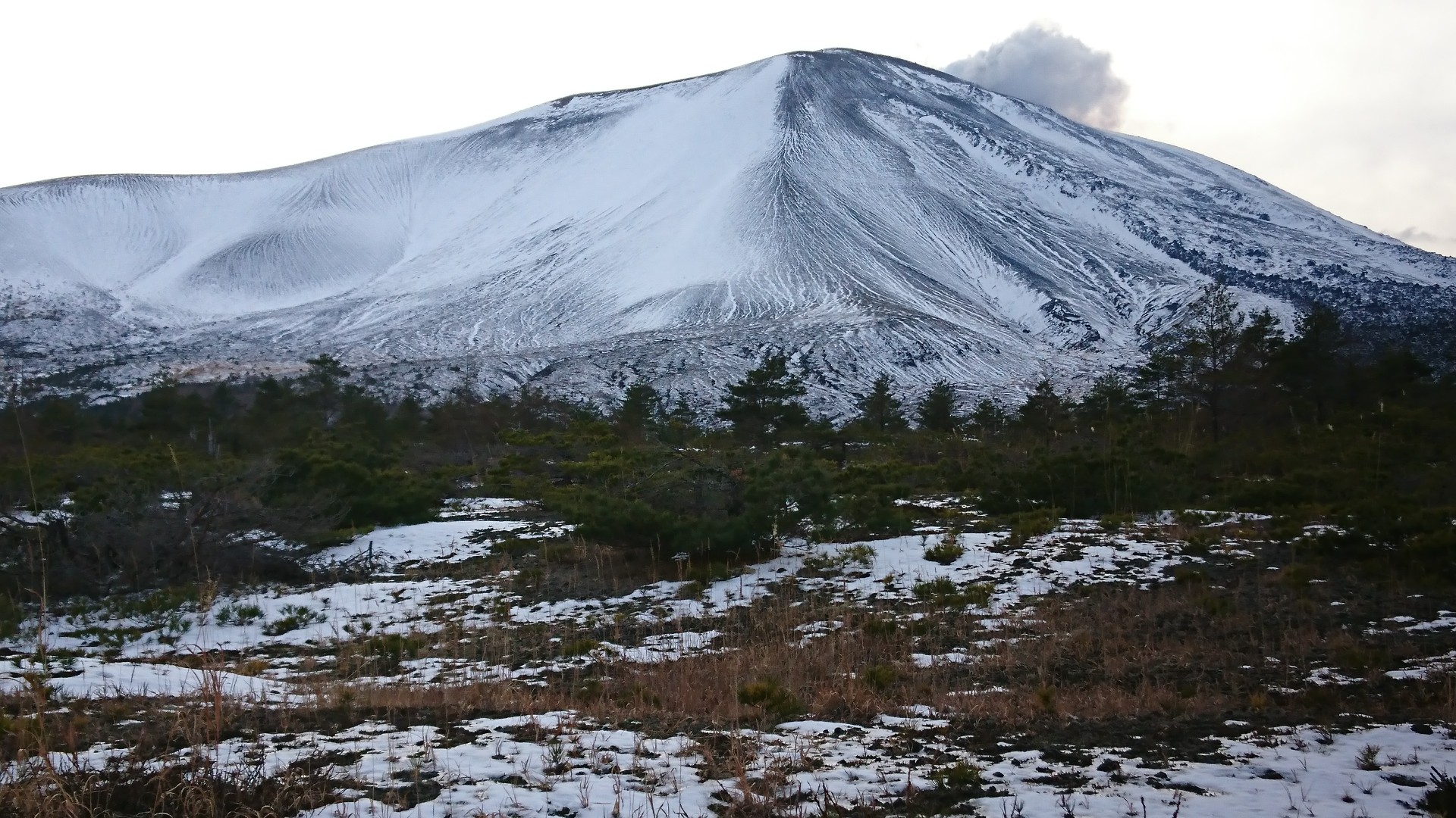 浅間山…