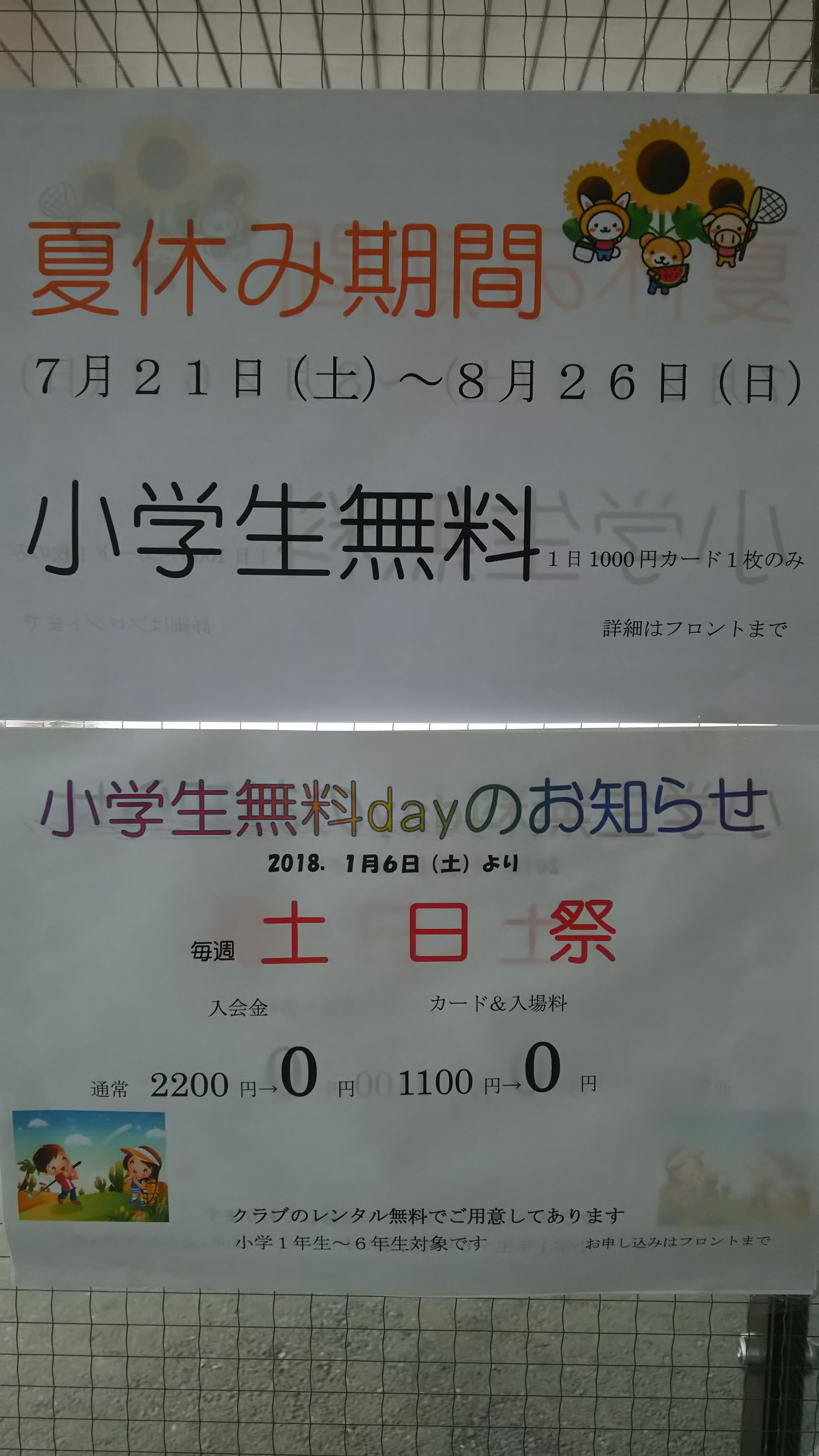 夏休みイベント