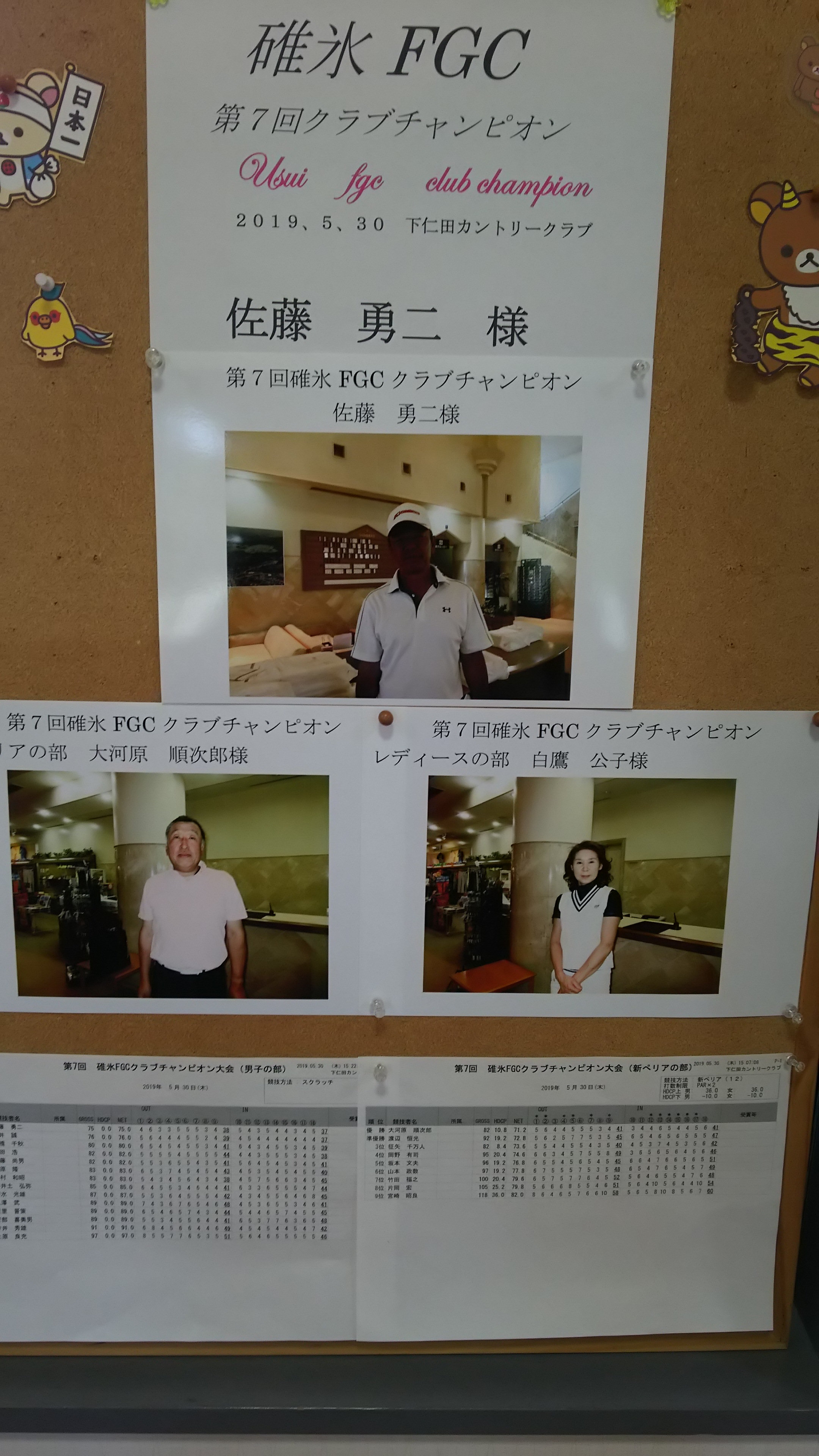令和元年クラブチャンピオン