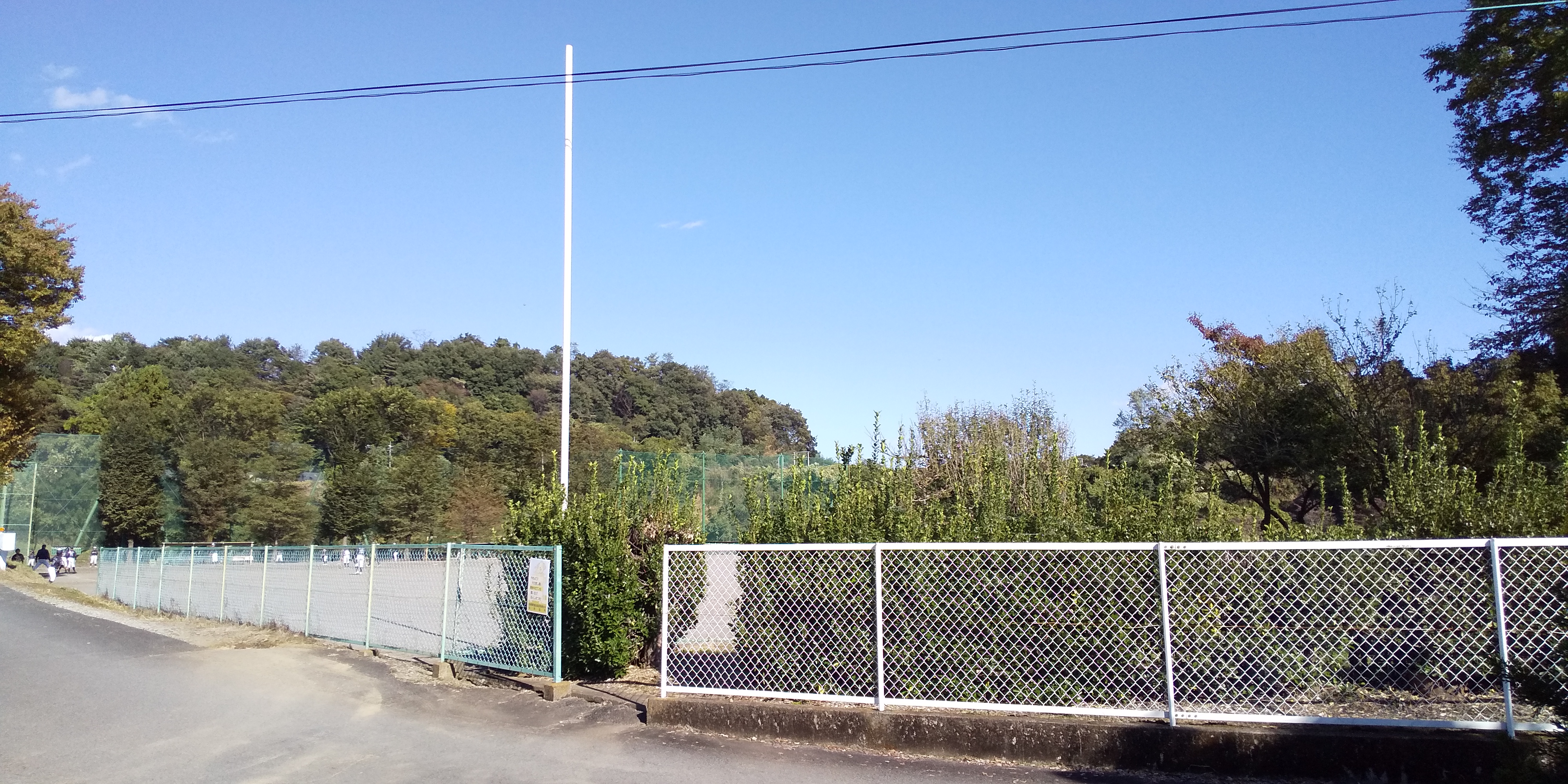 喫煙所からの景色