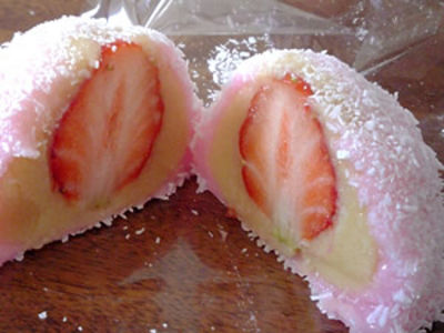 美味しいいちご大福を頂きました