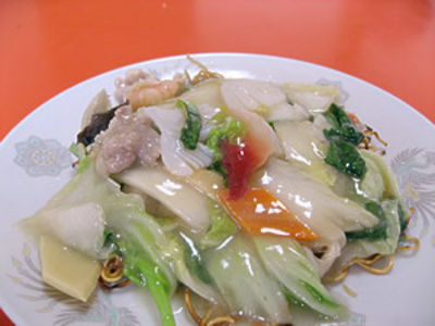 おすすめの五目かた焼きそば