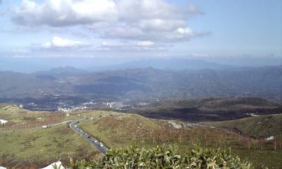 草津白根山にて
