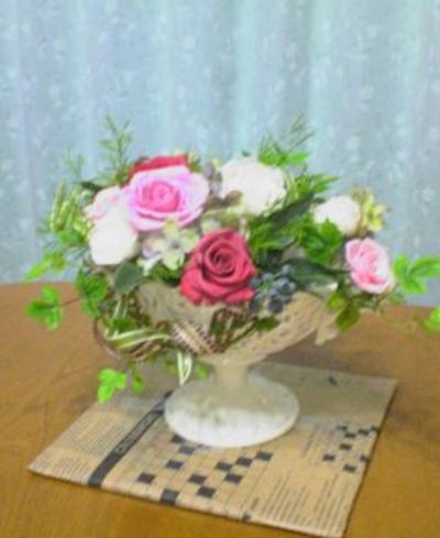 花をいただきました。…
