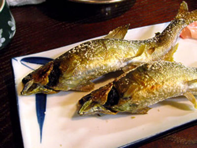 鮎の塩焼き
