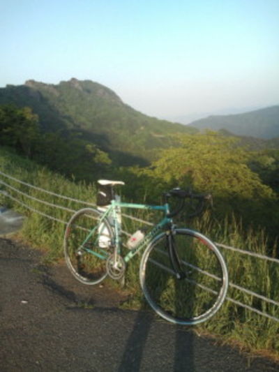 夕暮れの妙義山