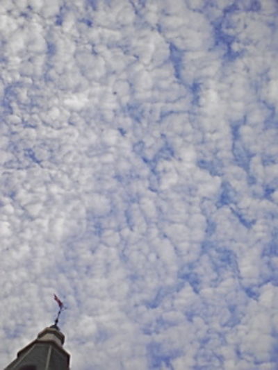 今朝の雲！