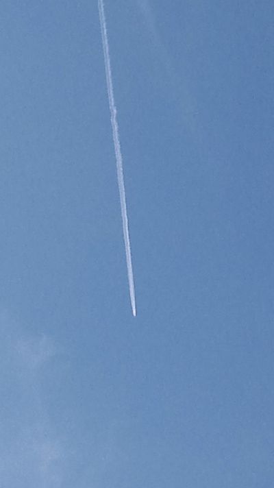 飛行機雲！
