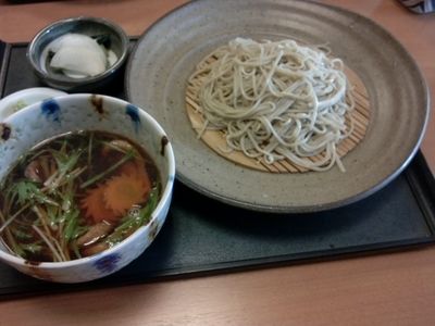 鴨なんつけそば