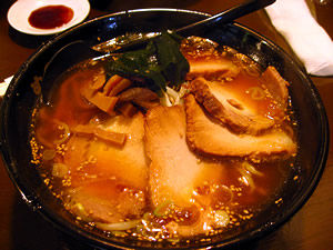 美味しいチャーシュー麺
