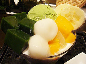 抹茶パフェ