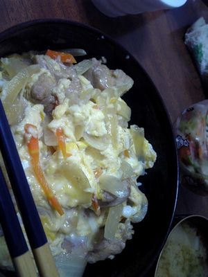 親子丼です