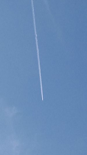 飛行機雲！