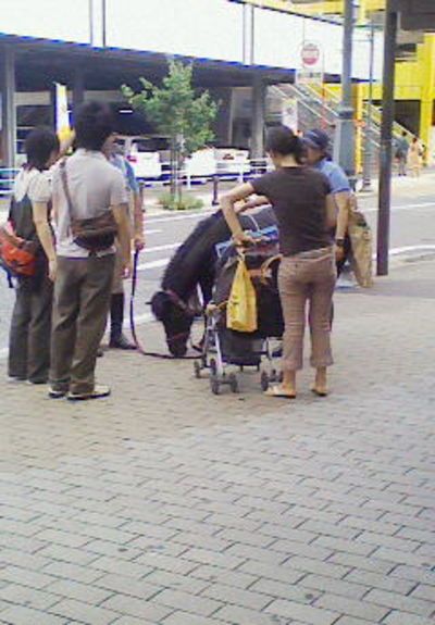 高崎の街中で